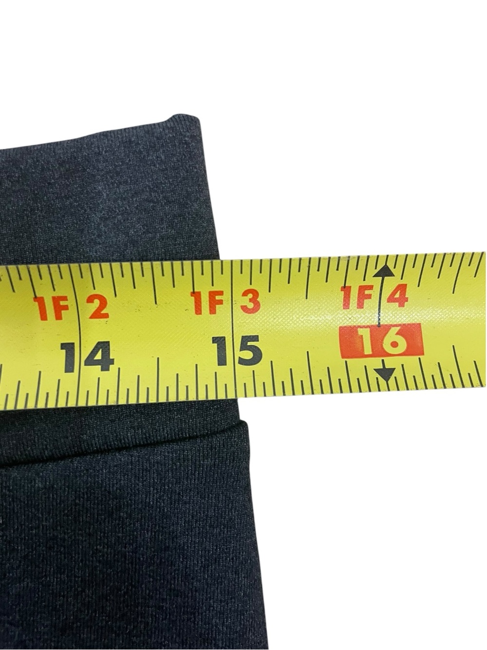 Matty M NWT Dark Charcoal Gray High Waisted Leggings Made in USA Size M - Picture 4 of 5